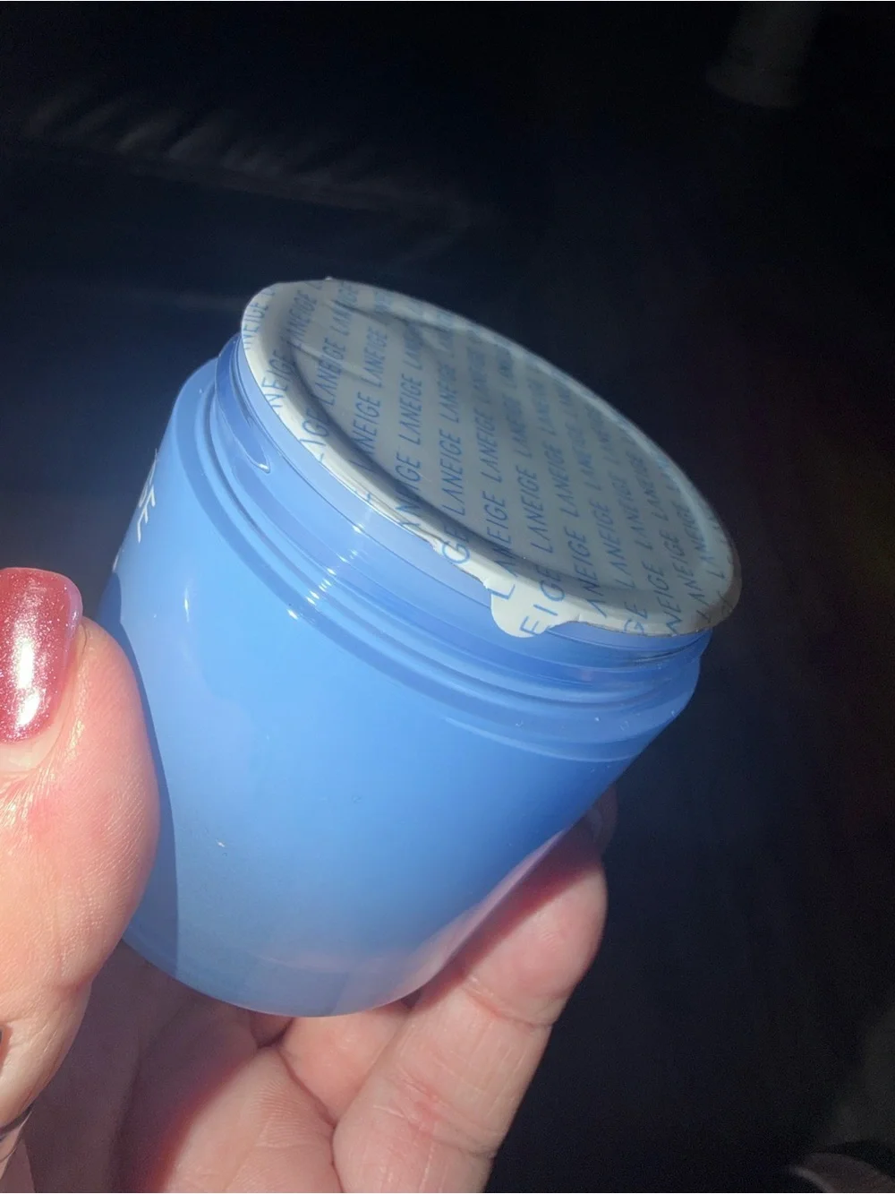 LANEIGE Water Sleeping Mask & Lip Sleeping Mask in Berry. Full Size